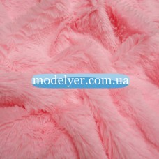 Ткань Мех травка (розовый)